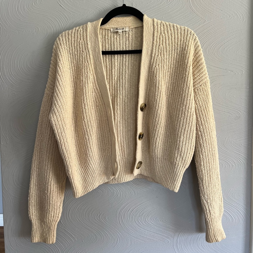 Madewell Cream Cardigan
